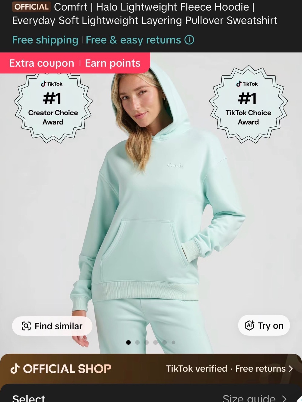 Halo Lightweight Fleece Hoodie